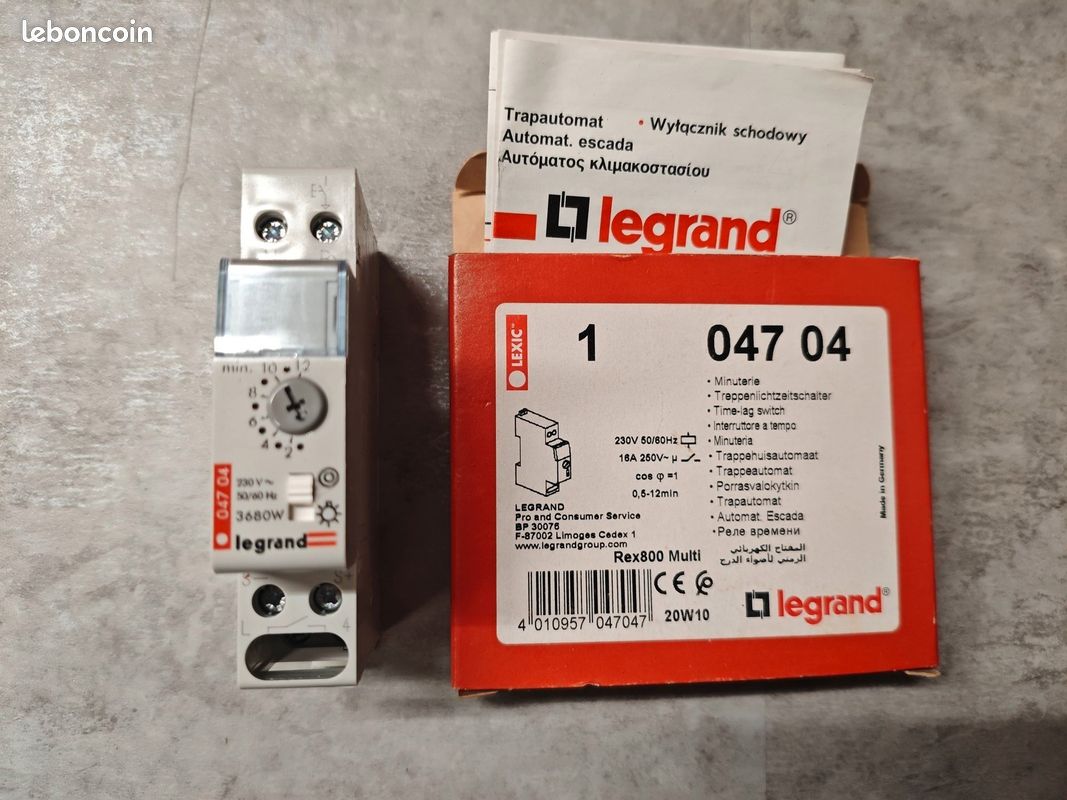 MINUTERIE 16A 230V LEGRAND Comparer les prix de MINUTERIE 16A 230V LEGRAND sur