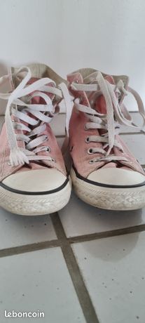 converse blanche basse taille 34