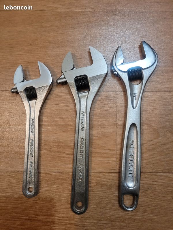 Clé à Molette FACOM 113/10 - France, Vanachrome, Outillage Bricolage