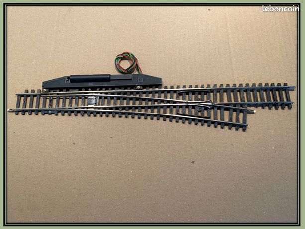 Roco Lot Aiguillages Électriques + Rails Ho Ref. 4506/4507/42202