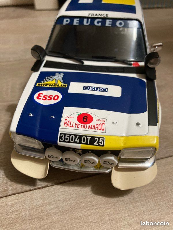 Solido SB 1/43 - Peugeot 504 Rallye de Bandama 1975 Gitanes - Mikkola