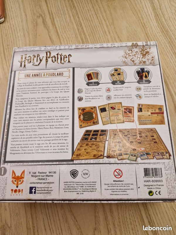 Lot De 2 Jeux De Société Harry Potter - Mattel - Neufs - Thème Cartes Et Stratégie