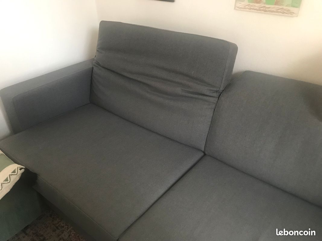 Canapé ligne roset gris anthracite (image 4)