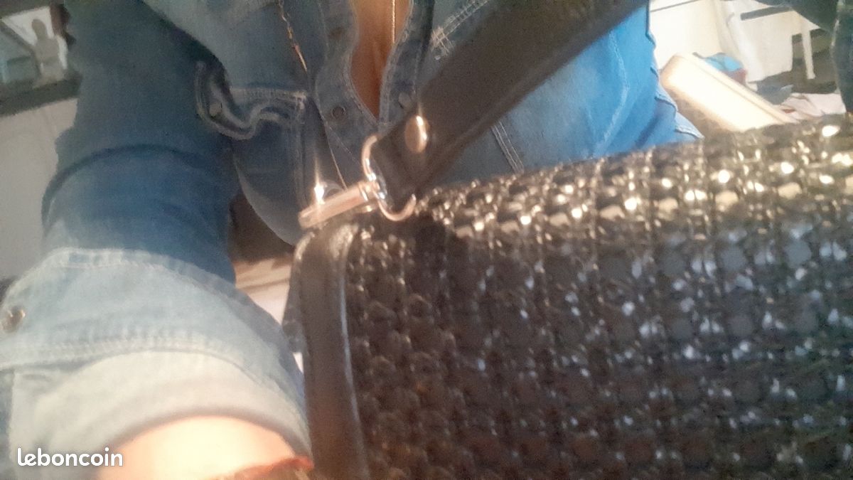 Sac main cuir dain a porté à la main ou brasdevant ciur f chic tressée le devant et derrière lisse (image 8)