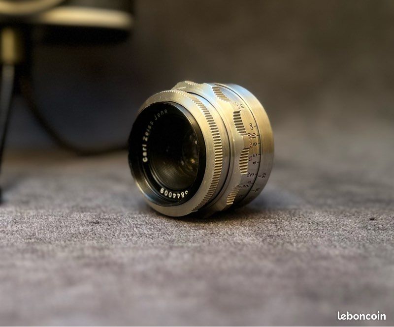 Objectif Carl Zeiss Jena Tessar 210 Mm – Version Revêtue Très Rare – Verre Propre