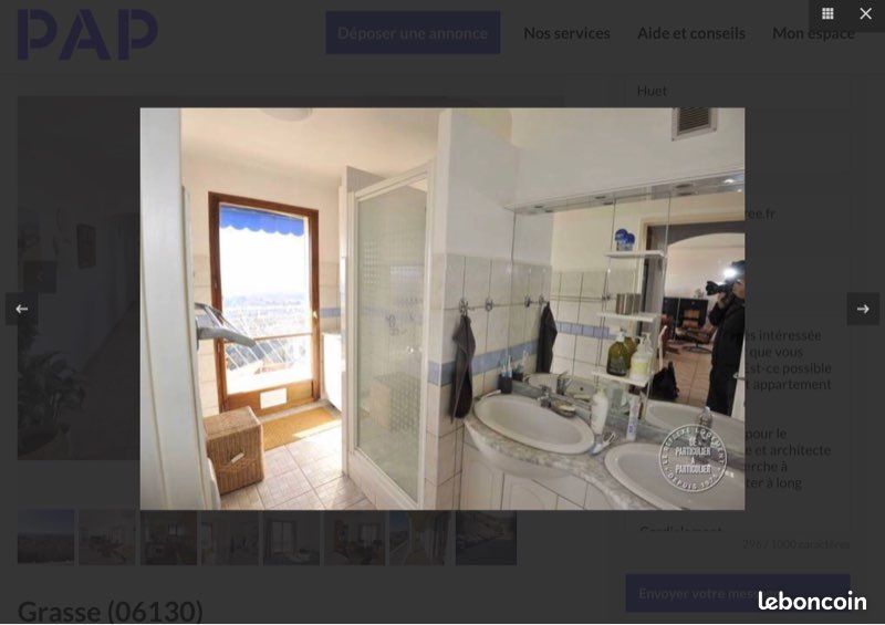 Vue mer grandiose location hebdomadaire Grasse (image 8)