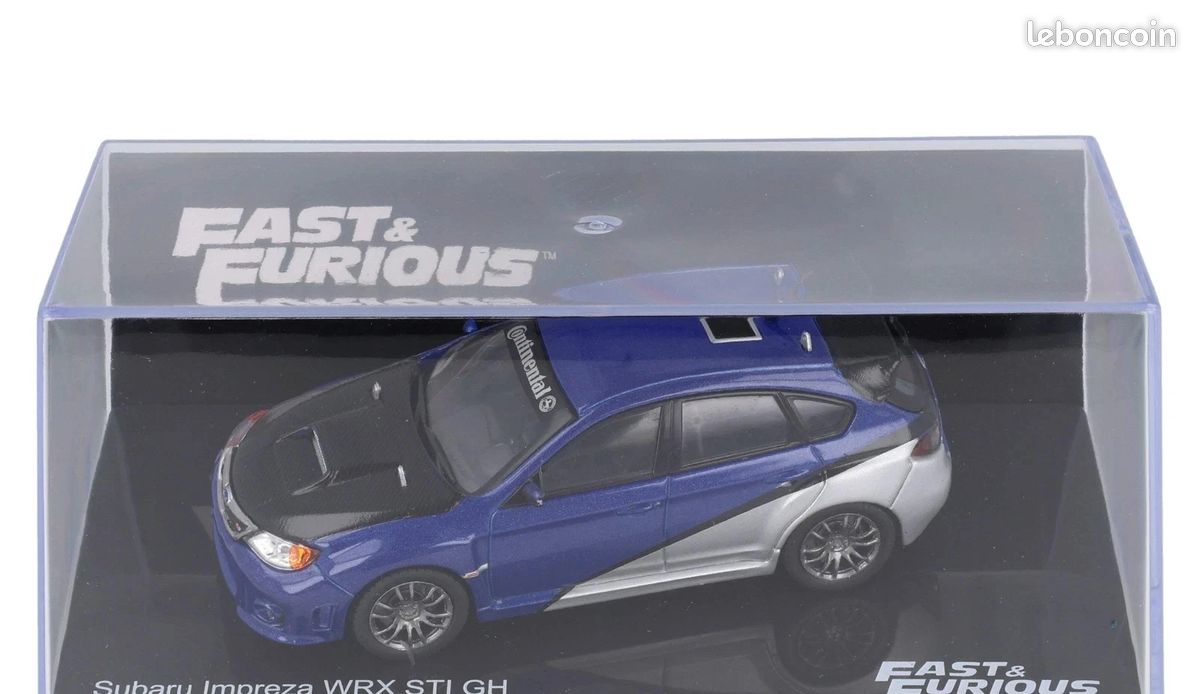 Fast & Furious Subaru Impreza WRX STI – 1/43 – Occasion (comme Neuf)