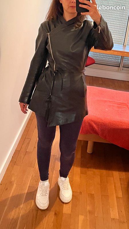 Veste cuir femme (image 4)
