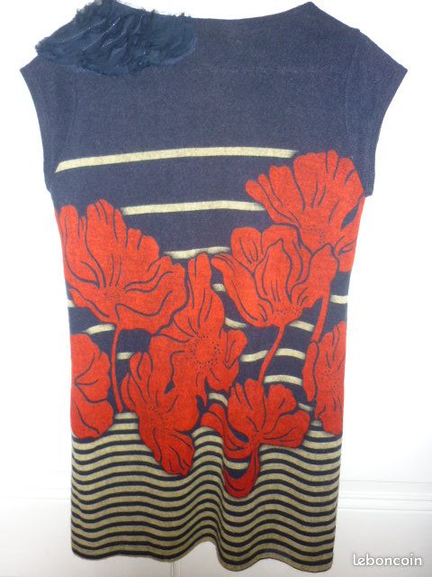 Robe marine à rayures (image 3)