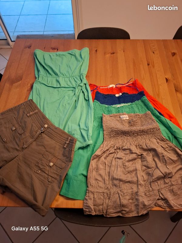 Lot De 60 Vêtements D'occasion Pour Femme - Taille Unique Plus, Vintage, Multicolore