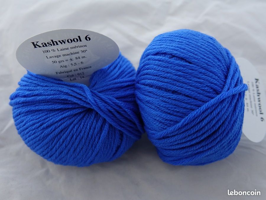 Lot De 5 Pelotes Laine Mérinos Grise - 50% Mérinos - Fabriqué En France - Pour Tricot Et Crochet