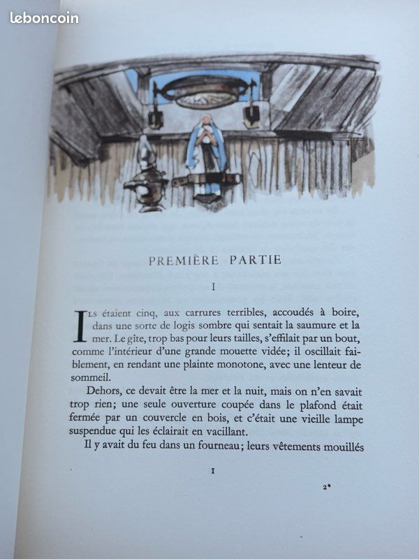 Pêcheurs d’Islande Pierre Loti 1936 illustrations de Mathurin Méheut - exemplaire numéroté pur fil Lafuma (image 6)
