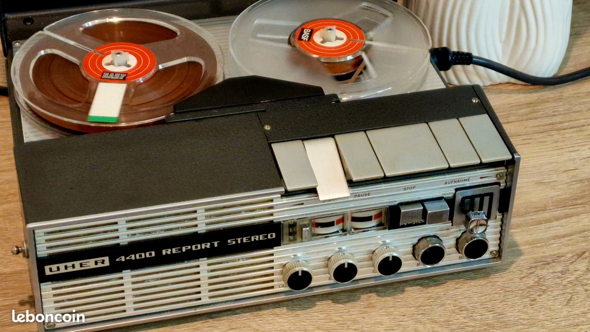 Magnétophone à Bandes UHER 724L Stéréo - Vintage Rare - Fonctionnel