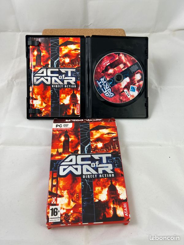 Act Of War: Gold Edition (jeu + High Treason) PC - Français, PAL, Avec Notice, Bon état