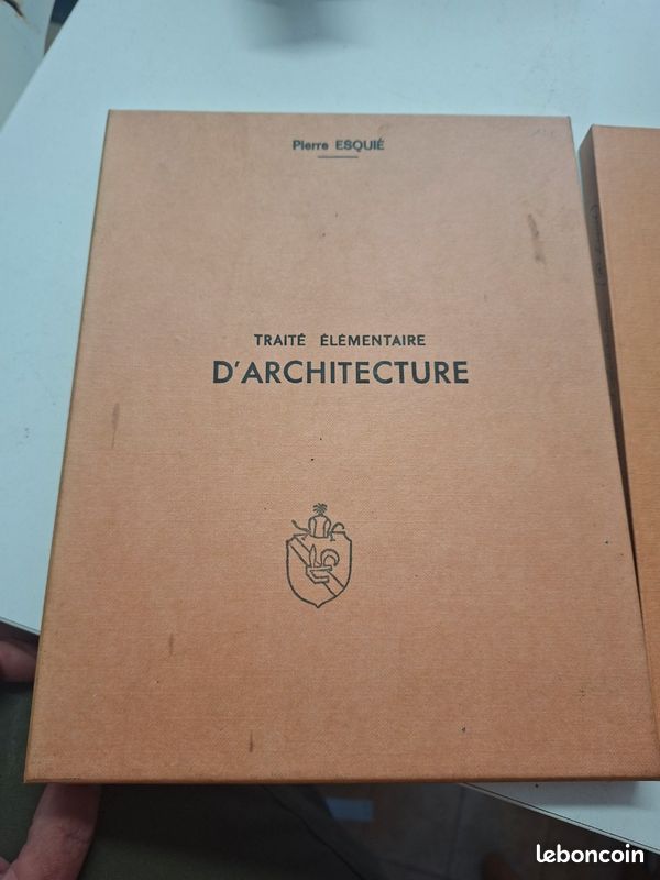 3261D: Pierre Esquie Traite Elementaire D Architecture 76 Planches Portfolio Complet (image 4)