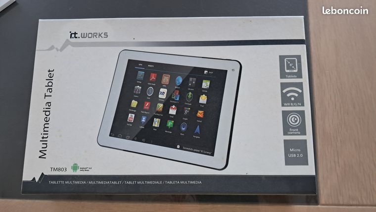 Vitre Tactile (digitizer) De Remplacement Pour Tablette IT WORKS TM1008 - Couleur Blanc, Neuve, Générique