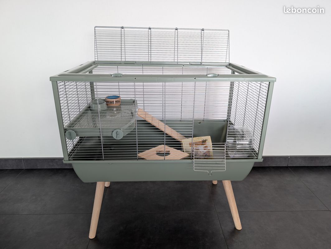 Cage Zolux Neolife 80 Verte toute équipée pour Hamster