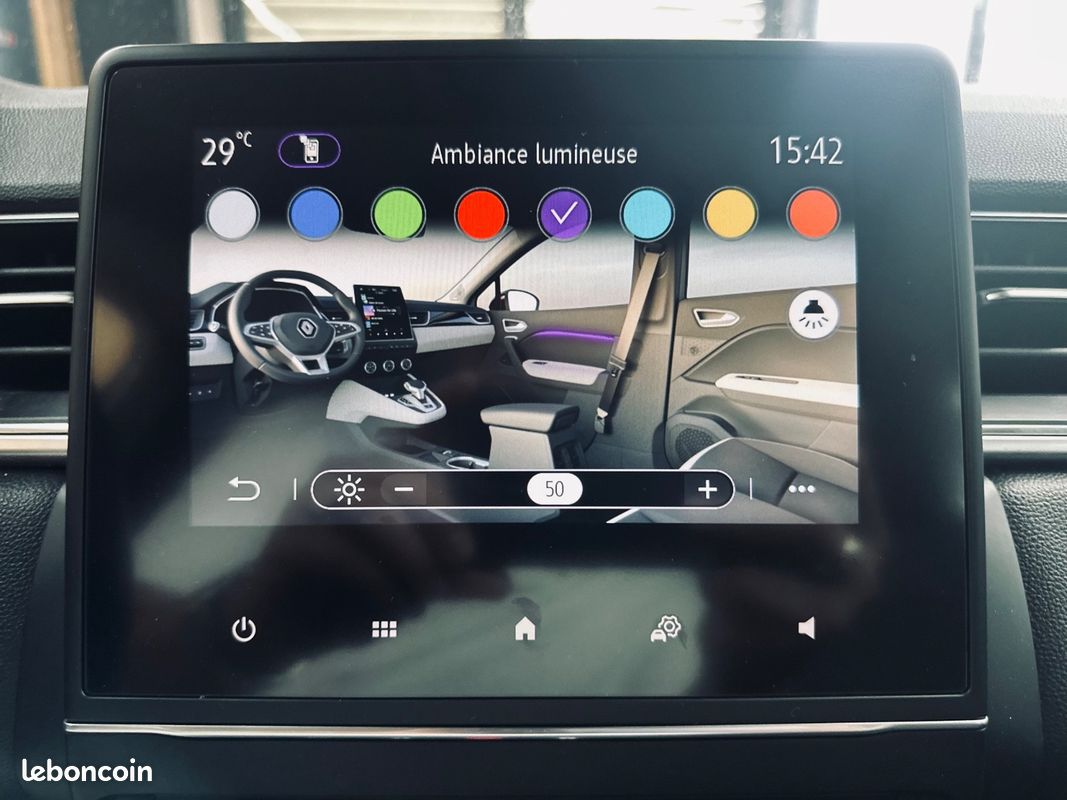 Renault CAPTUR 1.6 145CH Intens + CARPLAY + CAMERA + 2EME MAIN + ENTRETIEN CONSTRUCTEUR + GARANTIE 12 MOIS (image 31)