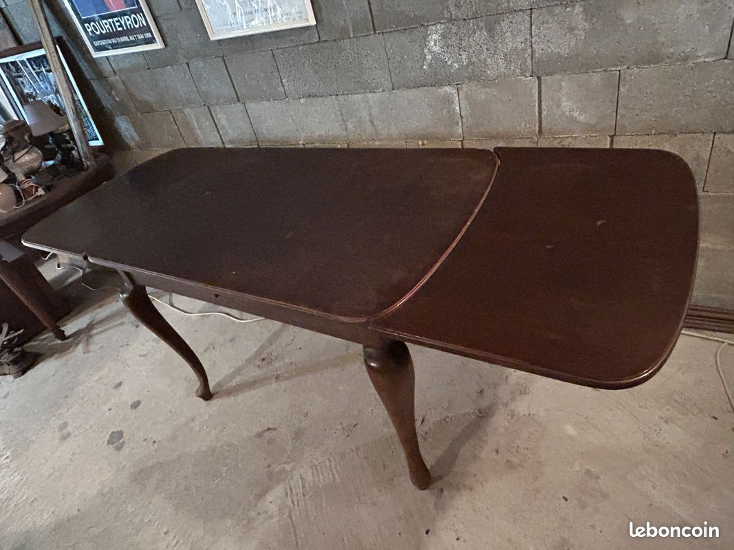 Table extensible Wita – 120 à 211 cm – Rallonges intégrées – Vintage (image 5)