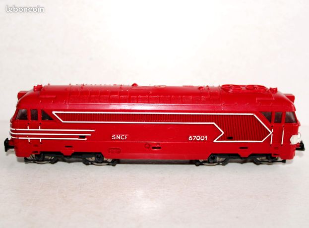 JOUEF LOCOMOTIVE DIESEL Bb 67001 Fourgon Chaudiére Sncf Réf 8412 Éch Ho Sa Boite EUR 53,50 - FR