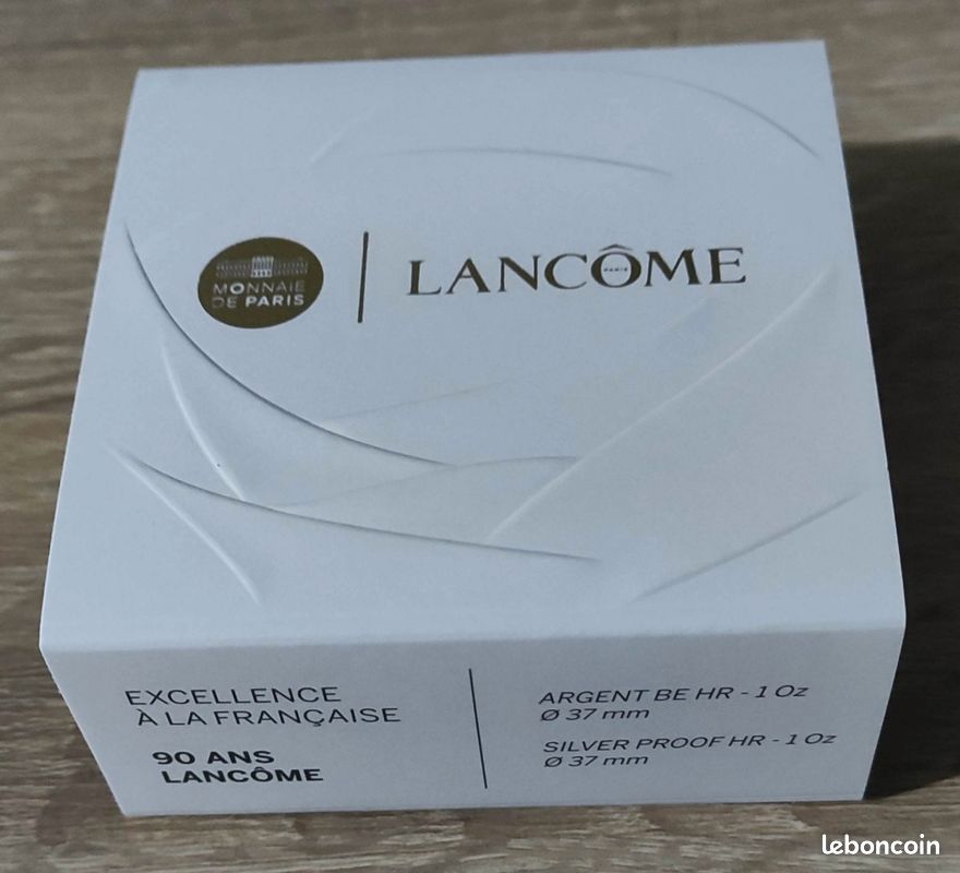 Pièce 20 EUROS Argent BE "90 ans Maison Lancôme" (image 4)