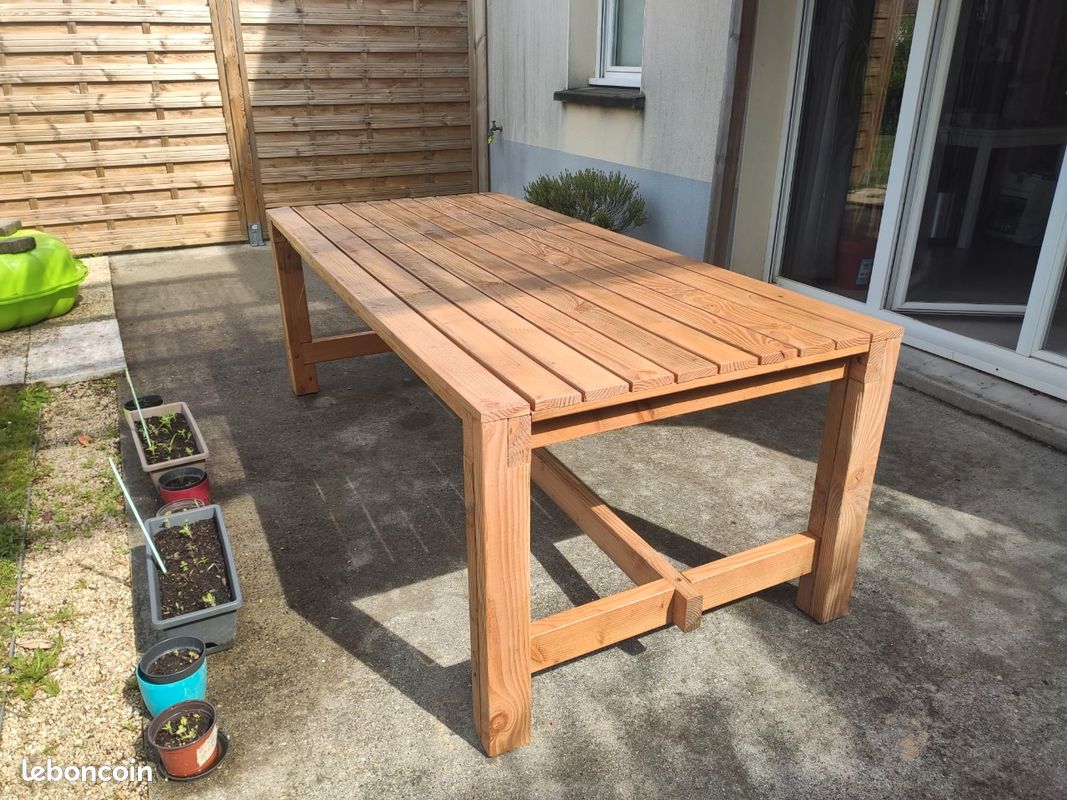 Table de ferme - jardin (image 9)