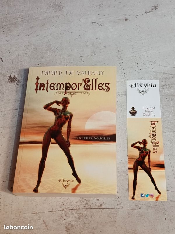 Intempor'elles de Didier de Vaujany + goodies ( recueil de nouvelles ) (image 1)