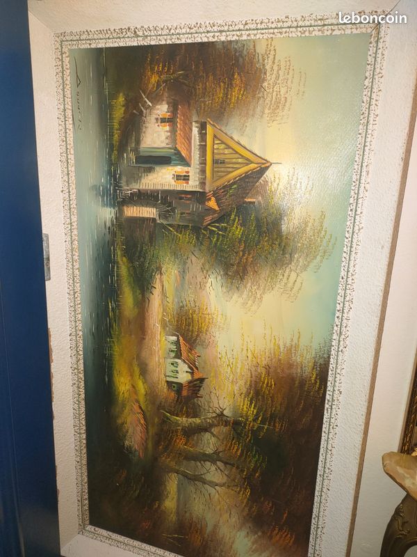 Tableau ancien des années 1970 (image 1)