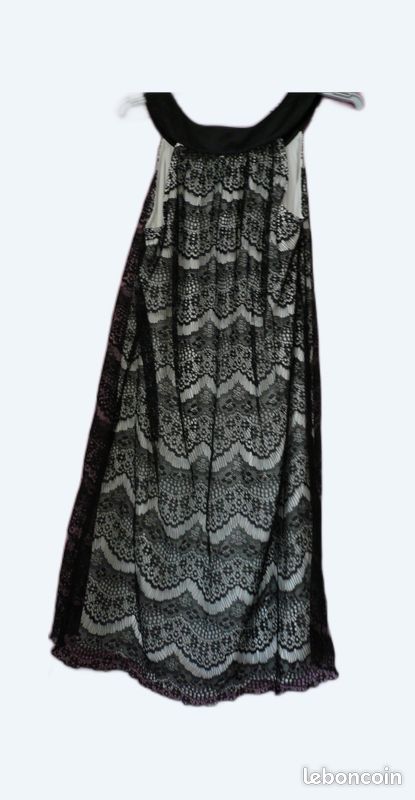 Robe Renato Nucci Noire Fourreau – Dentelle Intégrale, Taille 44 – Soirée, Neuve