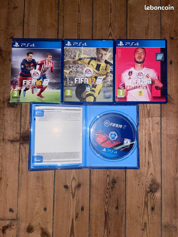 Lot de 4 jeux, Fifa 16, Fifa 17, Fifa 19, Fifa 20. Vente à l’unité possible (image 4)