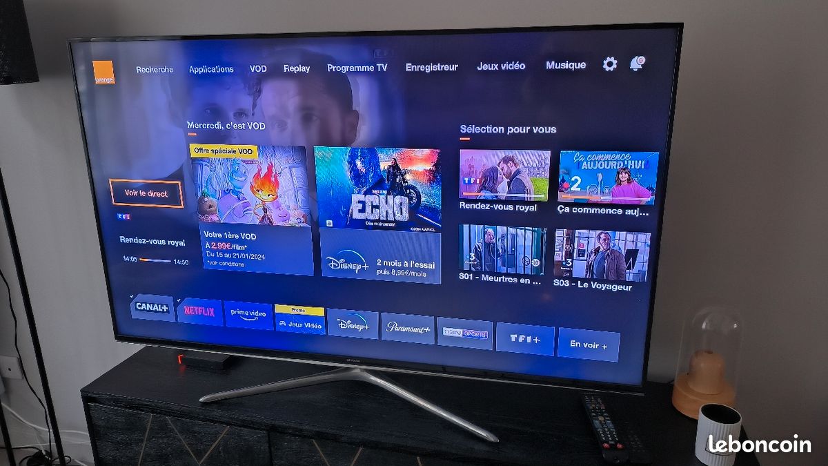 TV Samsung LED Full HD 3D 140 cm (image 1)