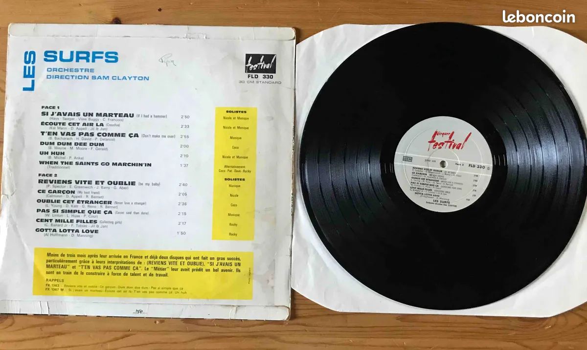 â„đŒ33tđ«đ· Les Surfs (Ă l'Olympia) âž 1964 (image 3)