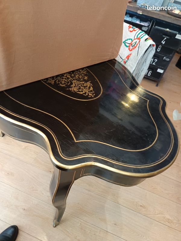 Grande table ou bureau Napoléon 3 (image 1)