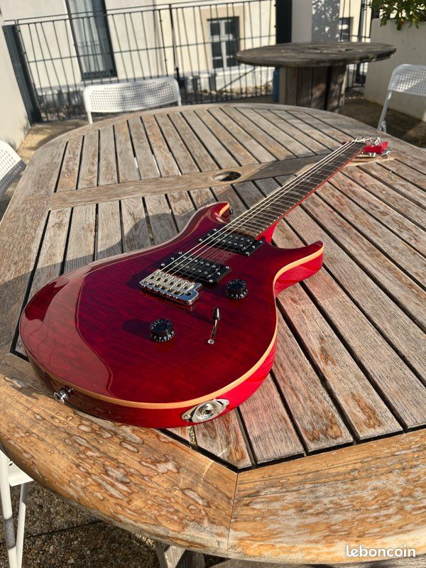 Guitare électrique PRS SE custom 24 ruby red - comme neuve (image 3)