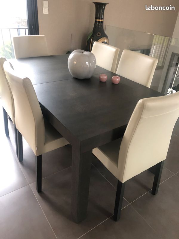 Table et 6 chaises de salon (image 1)