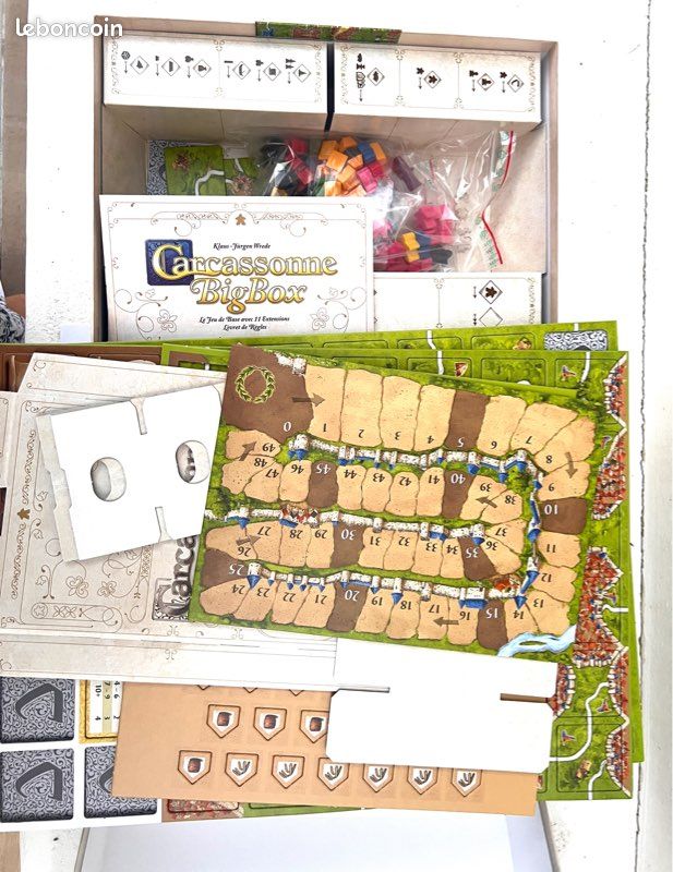 Jeu de stratégie Asmodee Carcassonne Big Box 2021 NEUF (image 2)