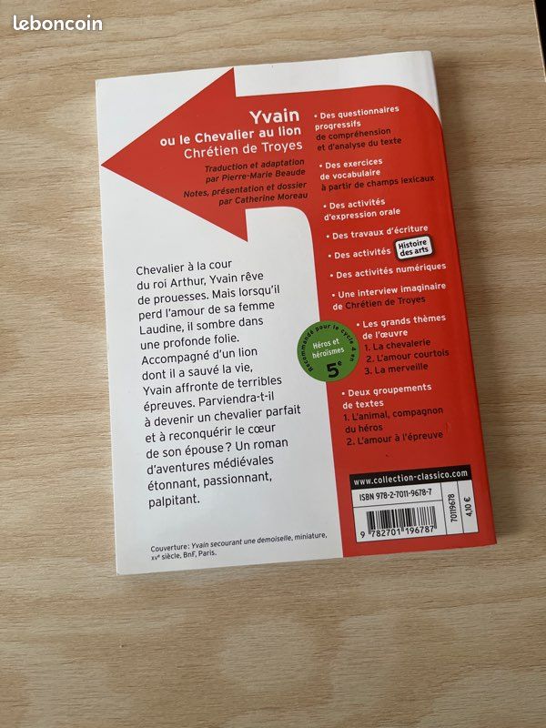 Livre yvain ou le chevalier au lion (image 3)
