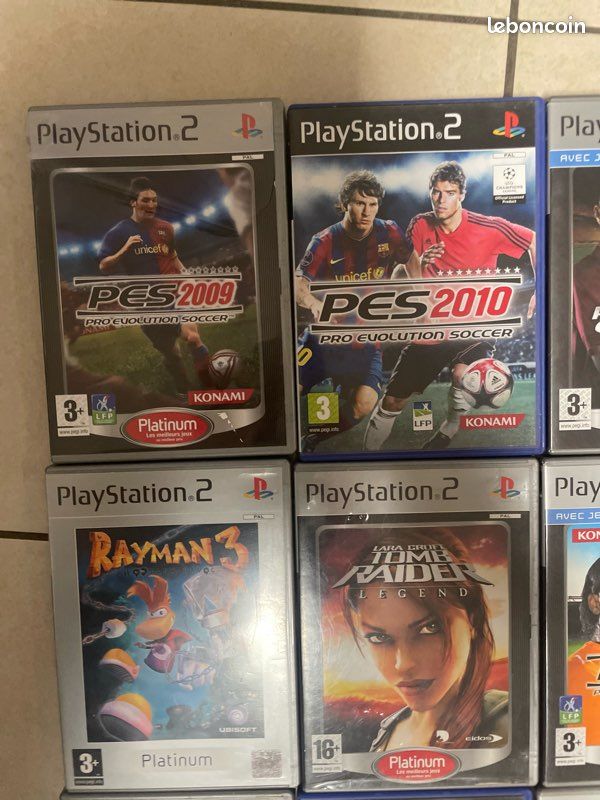 PS2 gros lot de 18 jeux sans notices - Jeux vidéo