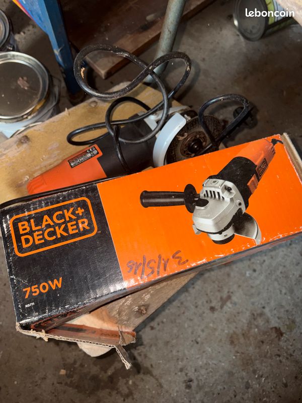 Meuleuse d’angle BLACK+DECKER 750W – KG711 (image 3)