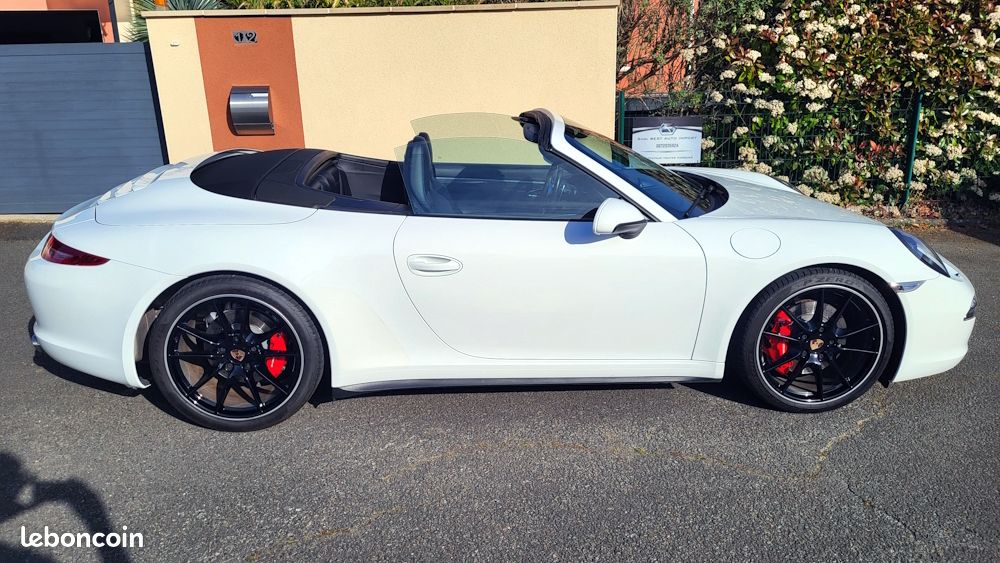 Porsche 911 Carrera Cabrio 4S (991.1) 3.8 400 PDK +PACK CHRONO+PSE+PASM+BOSE+SIEGE VENTILE/CHAUFFANT+CUIR ETENDU+SERVICE 12ANS PORSCHE 27/05/26+GAR PA 03/2027 (image 2)