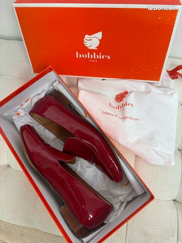 Mocassins vernis rouge bobbies (image 8)