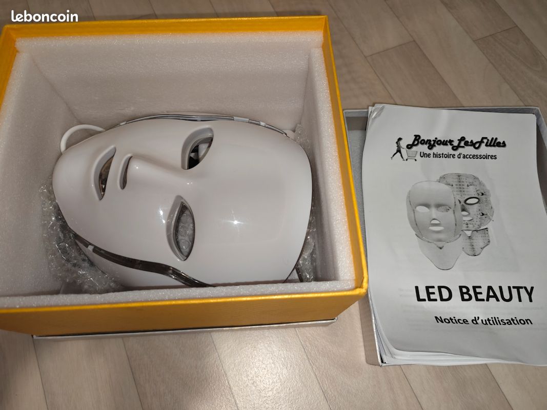 Masque LED visage cou (image 1)