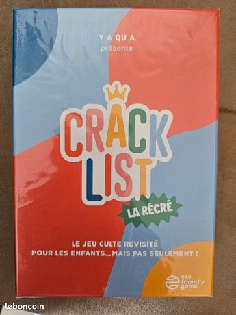 Jeu De Société Crack List La Récré - Version Neuve, Sans Marque, Pour Soirées