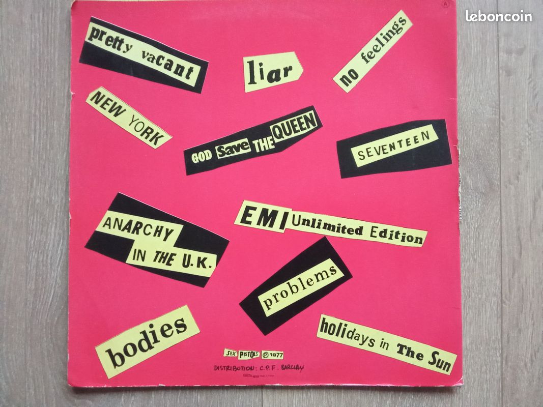 [Vinyle] Sex Pistols, Never Mind the Bollocks (image 4)