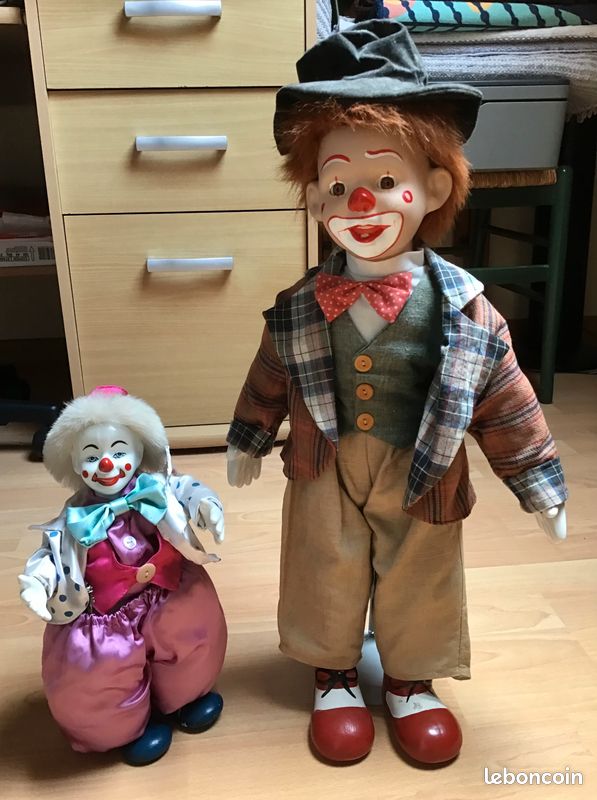 Clown Musical Debout - Jouet Vintage - Fabrication Française - Tout âge