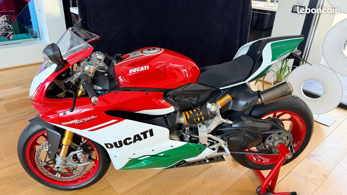 Plaque Métal Vintage Ducati Panigale 1299 R Final Edition - Déco Moto