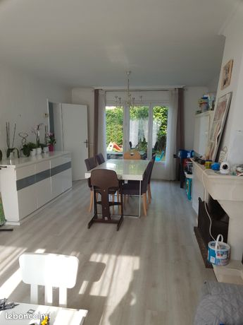 Maison semi-individuelle 99m2, 3chambres, jardin