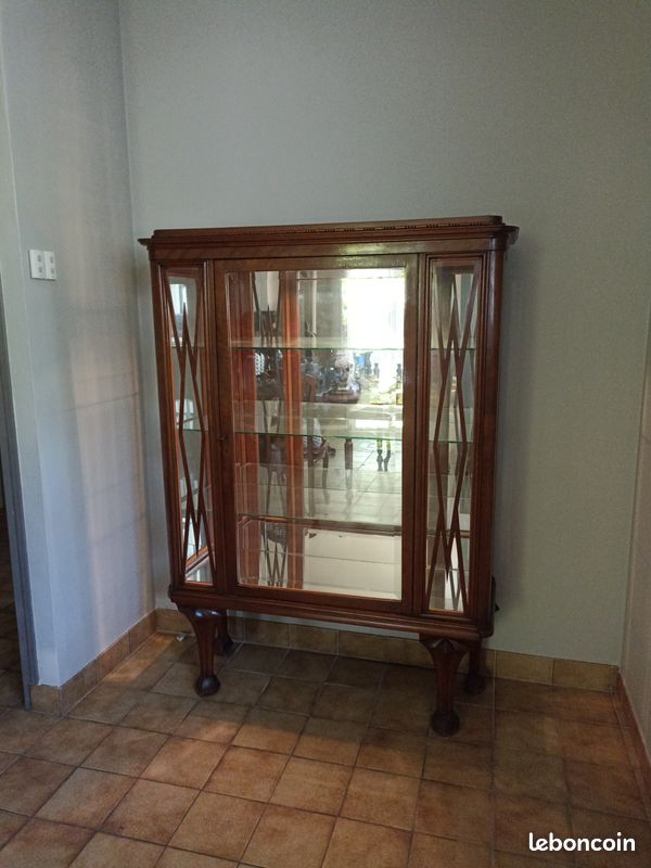 Vitrine en merisier électrifiée (image 2)