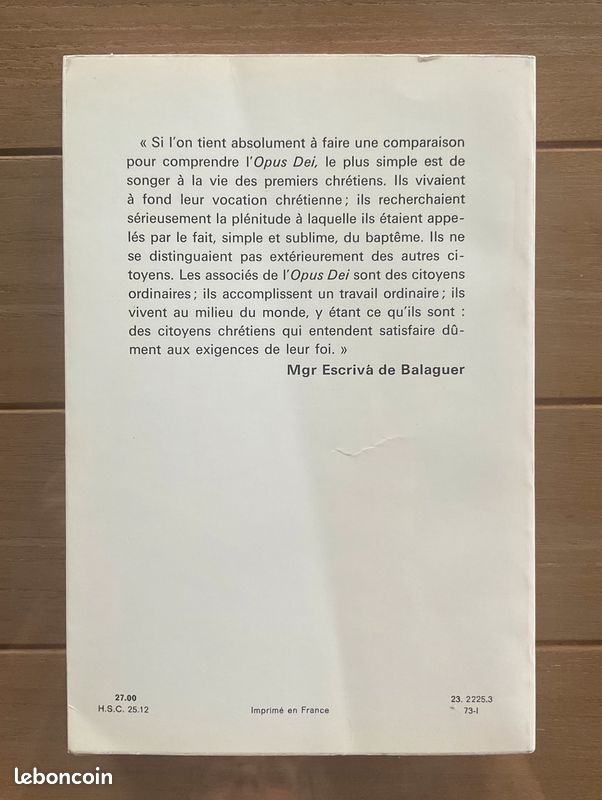 L’Opus Dei : Mythe et Réalité par Jean Jacques Thierry (image 2)