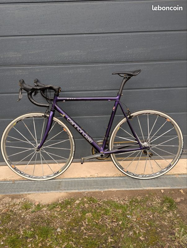 Cadre Vélo Course Cannondale R800 Aluminium 54cm (M) - Blanc - Occasion